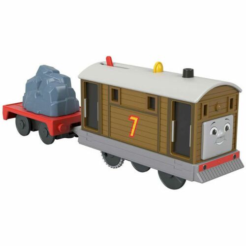 Fisher-Price Thomas és Barátai - Toby Motorizált Mozdony 166033112 - Játékvonat és vasúti elem