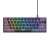 Trust GXT 867 Acira Wired Mechanical Gaming Keyboard - English (US) - Top view with RGB lighting