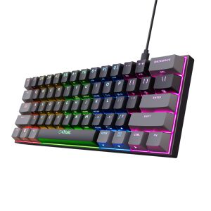 Trust GXT Acira 60% Compact Mechanical Gaming Keyboard with RGB lighting - Trust Keyboard