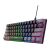 Angled view of Trust GXT Acira 60% mechanical keyboard with RGB