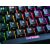 Close up of Trust GXT Acira RGB mechanical keyboard keys