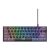 Top view of Trust GXT Acira 60% compact mechanical keyboard