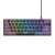Trust GXT 867 Acira Wired Mechanical Gaming Keyboard - English (US) - Top view with RGB lighting