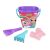 Zestaw do piasku Wader z wiaderkiem, łopatką, grabiami i foremką do piasku