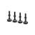 Set de picioare reglabile Lanberg AK-1602-B M10, negru, 4 buc.