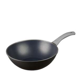 Ballarini Lazise 28cm Wok serpenyő, tapadásmentes, indukciós alap, szürke fogantyú - Ballarini