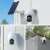 Reolink Argus B430 wireless security camera with solar panel mounted on wall