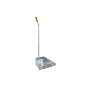 galvanized metal dustpan with long handle, Apex brand - Shovel