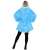 Springos oversized hooded blanket sweatshirt, tengerkék, back view