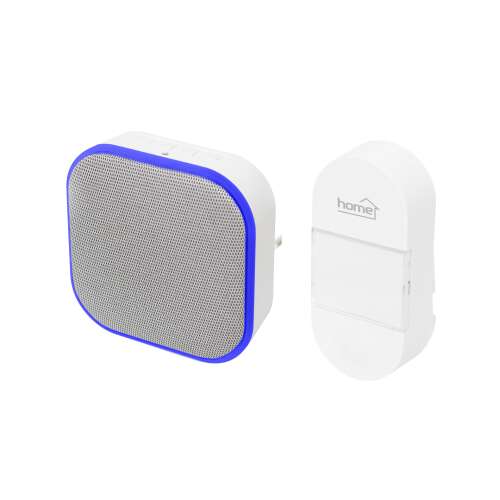 Home by Somogyi Home DBK 1401AC vezeték nélküli csengő, 140 m hatótávolság, IP44, állítható hangerő, 4 nyomógomb lehetőség
