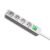 Qoltec 230V Surge Protector Power Strip 4 Sockets 1.8m - White (50288) 96995792