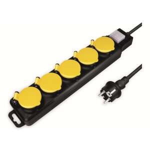 LogiLink LPS255 Protector de supratensiune cu 5 prize și cablu de 1,5m - Protectori de supratensiune