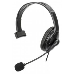 Manhattan 180849 Wired Headset Headband Office/Call Center USB Type A Black (180849) 112774178 - Manhattan