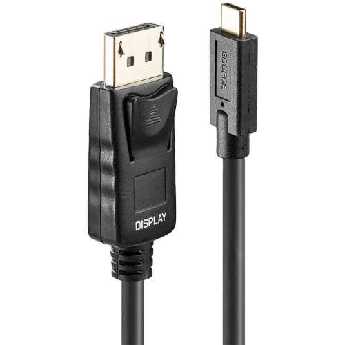 Kabel Lindy 43305 USB-C do DisplayPort, 5 metrów, czarny