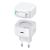 USAMS US-CC202 Wandladegerät USB-C + Lightning-Kabel PD QC 35W weiß 96997269