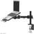 Neomounts NOTEBOOK-D100 laptop stand with a laptop on it