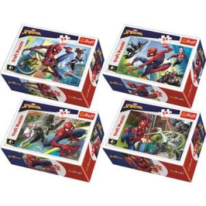 Puzzle mini Trefl Spider-Man cu 54 de piese, cu Spider-Man în acțiune - Trefl Puzzle
