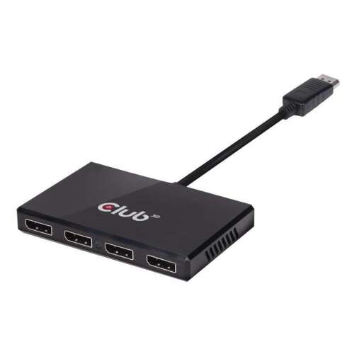 Club3D CSV-6400 Hub DisplayPort 1.2 MST pentru patru monitoare