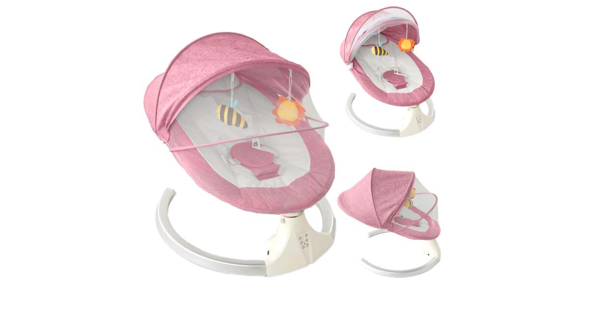 Pepita Rocking-Musical Electric Swing with Bluetooth and Remote
