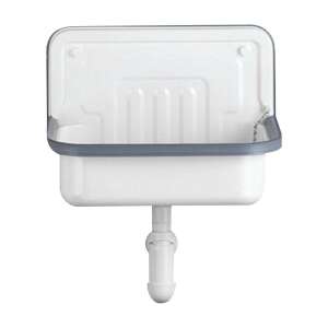 ALA Contra 505 rövid hátfalas zománcozott falikút szifon nélkül 6/4" leeresztő szeleppel - Kerti kút és csap