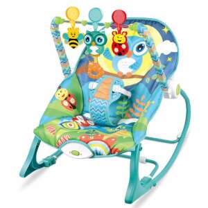 Pepita Vibrating-Musical Lounge Chair with Toys #blue-green