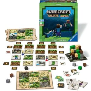 Ravensburger Minecraft Builders & Biomes társasjáték, stratégiai játék családoknak és gyerekeknek - Ravensburger
