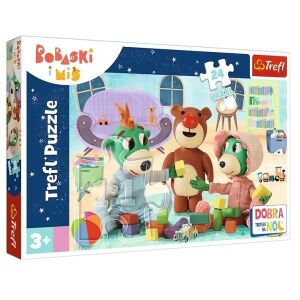 Trefl Bobaski és a Medve Maxi Kirakós, 24 darabos, gyermek puzzle - Puzzle