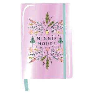 Paso Minnie egér A5 napló virágmintával - Paso