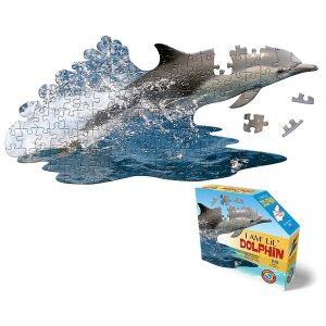 WOW Delfin Kirakó Junior 100 darabos puzzle. Delfin alakú kirakó gyerekeknek. - Puzzle & Kirakó