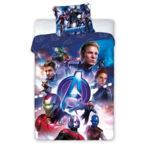 Posteľná bielizeň Avengers Endgame s Iron Manom, Captain America, Hulkom a Thorom - Posteľné prádlo - pre mládež a dospelých