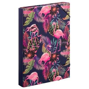 Baagl jumbo füzetbox A4 Flamingo 114188285 - Füzetbox