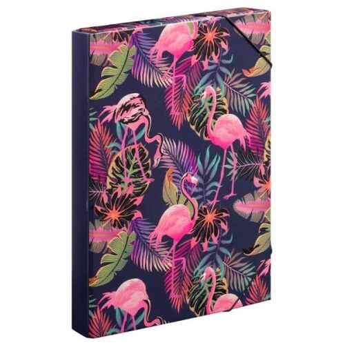 Baagl jumbo füzetbox A4 Flamingo