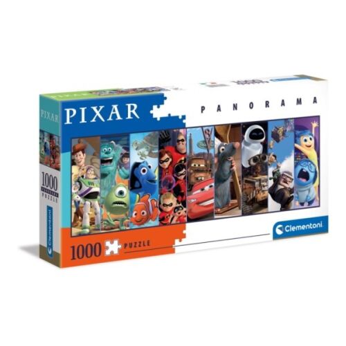 Clementoni Pixar Panoráma Puzzle 1000 darabos, Disney Pixar karakterekkel - Puzzle és kirakó