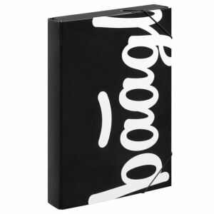 Baagl Füzetbox - A4 - Jumbo - Fekete 114188351 - Füzetbox