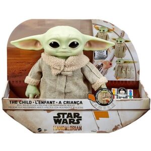 Mattel Star Wars The Mandalorian Baby Yoda interactive plush toy with remote control, packaged - Toy