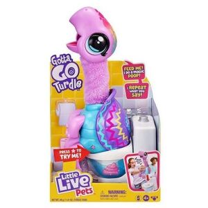 Little Live Pets Gotta Go Turdle interactive plush toy in packaging - Interactive Plush Toy
