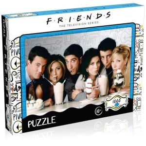 Winning Moves Friends Milkshake 1000 darabos puzzle Ross, Rachel, Monica, Chandler, Joey és Phoebe szereplésével - Winning Moves