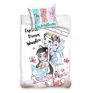 Enchantimals Explore Dream Wander bedding set with cartoon characters - Carbotex Bedding - Youth and Adult