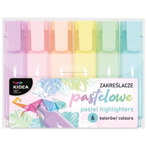 Kidea pasztell szövegkiemelő filctoll 6 db-os 114188686 - Kidea