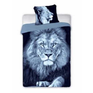 Obliečky s motívom leva, obsahuje obliečku na prikrývku a obliečku na vankúš - Nonbrand Posteľné prádlo - pre mládež a dospelých