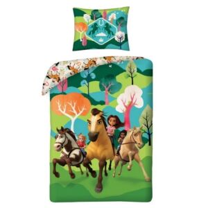 Set lenjerie de pat Szilaj Spirit Riding Free cu Lucky, Pru și Abigail călare - Lenjerie de pat - tineri și adulți
