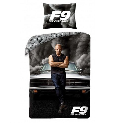 Fast & Furious The Last Saga ágyneműhuzat szett Vin Diesel-lel és egy autóval