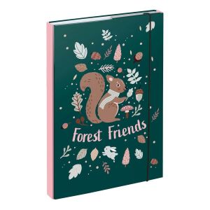 Baagl Füzetbox A4 - Erdő, Mókus 114189189 - Füzetbox