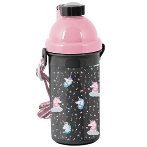 Paso Unikornisos STARS kulacs lányoknak, 550ml, unikornis és csillag mintával - Étel & Ital hordozó