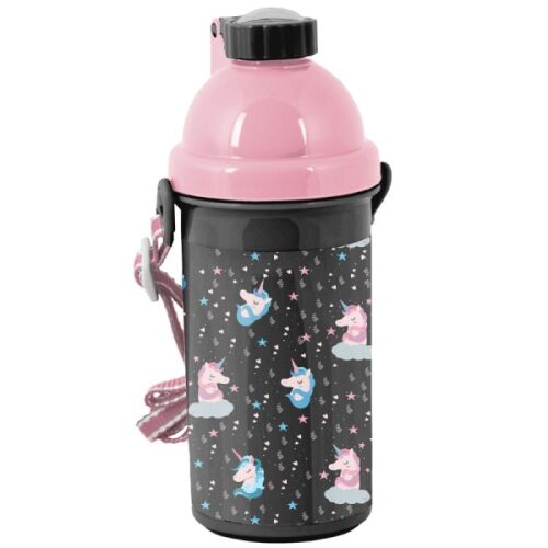 Paso Unikornisos STARS kulacs lányoknak, 550ml, unikornis és csillag mintával