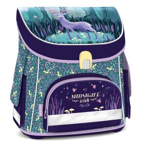 Ars Una Midnight Wish iskolatáska szarvas mintával, ergonomikus hátizsák lányoknak - Ars Una