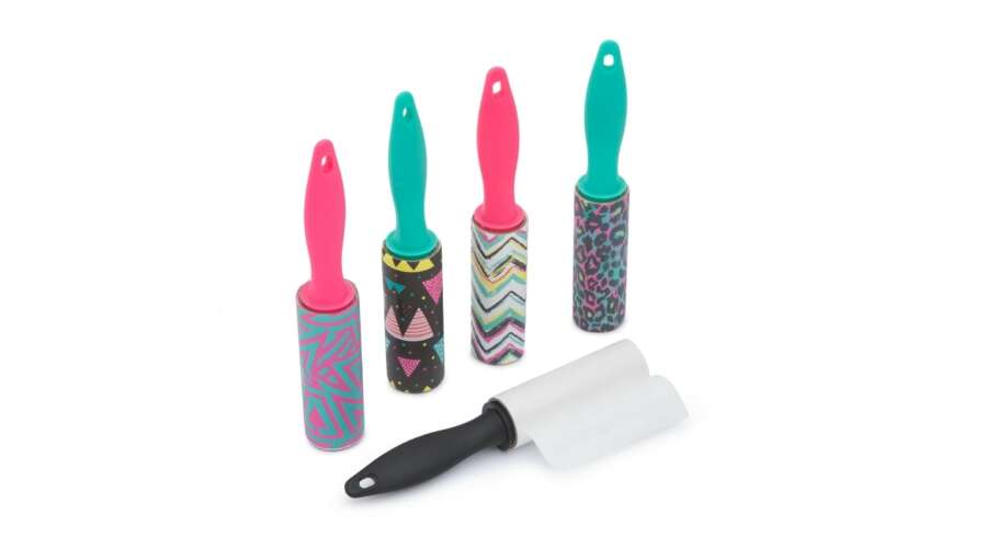 Čistiaci valček na oblečenie -  5 ks - 75 mm - 10 listov