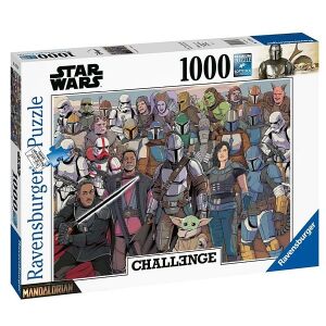 Ravensburger Star Wars Mandalorian 1000 darabos puzzle Baby Yoda-val és más karakterekkel - Ravensburger