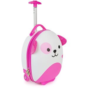 BOPPI Tiny Trekker pink dog kids suitcase, rolling luggage for children - Kids' Suitcase
