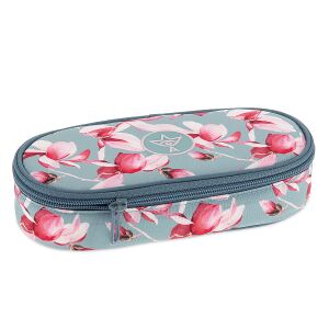 Ars Una Magnólia Ovális Tolltartó - Virágos Mintával - Ars Una Tolltartó